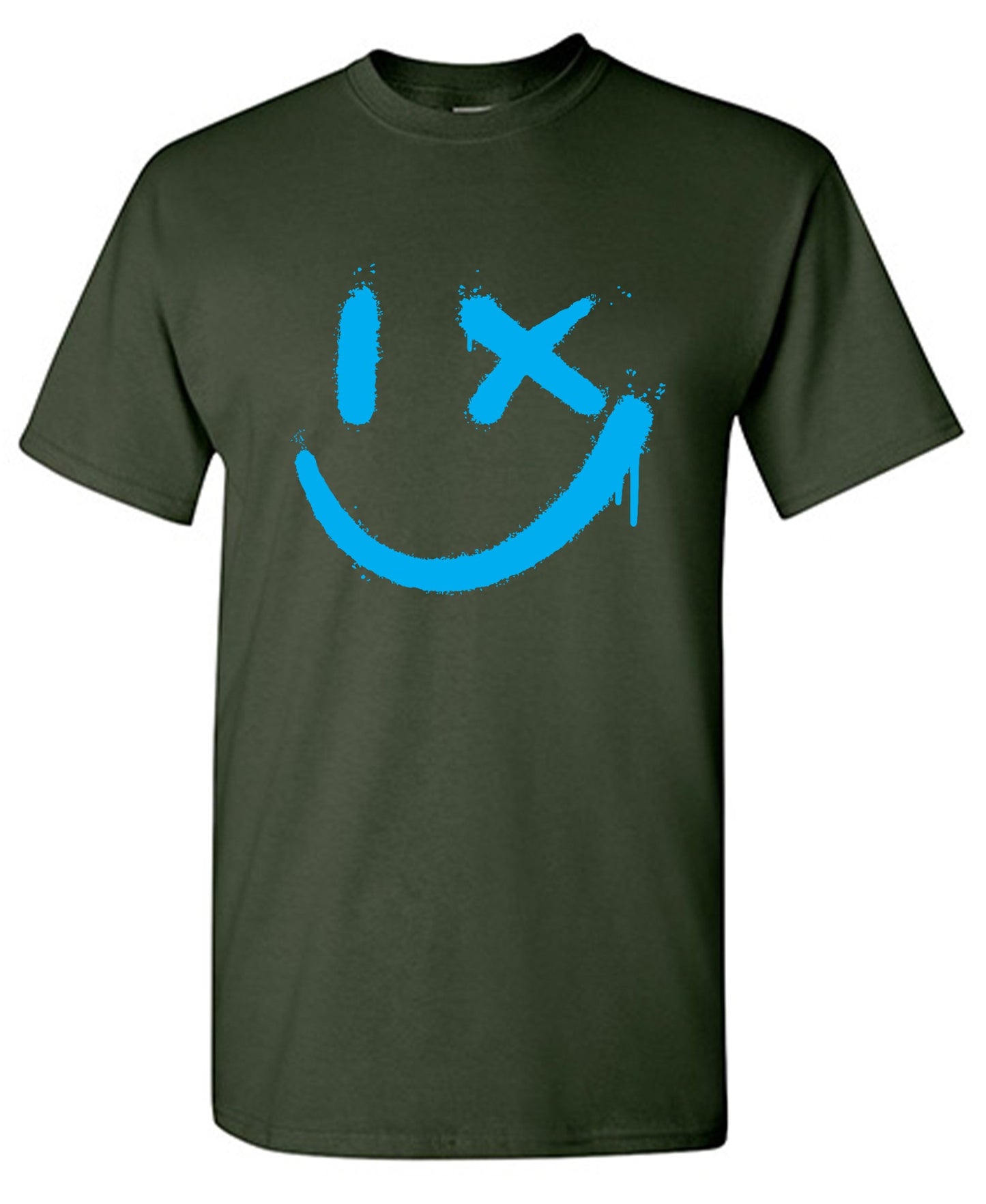 Funny T-Shirts design "Wink Smile Emoji Graphic Tee - Tall Tee"
