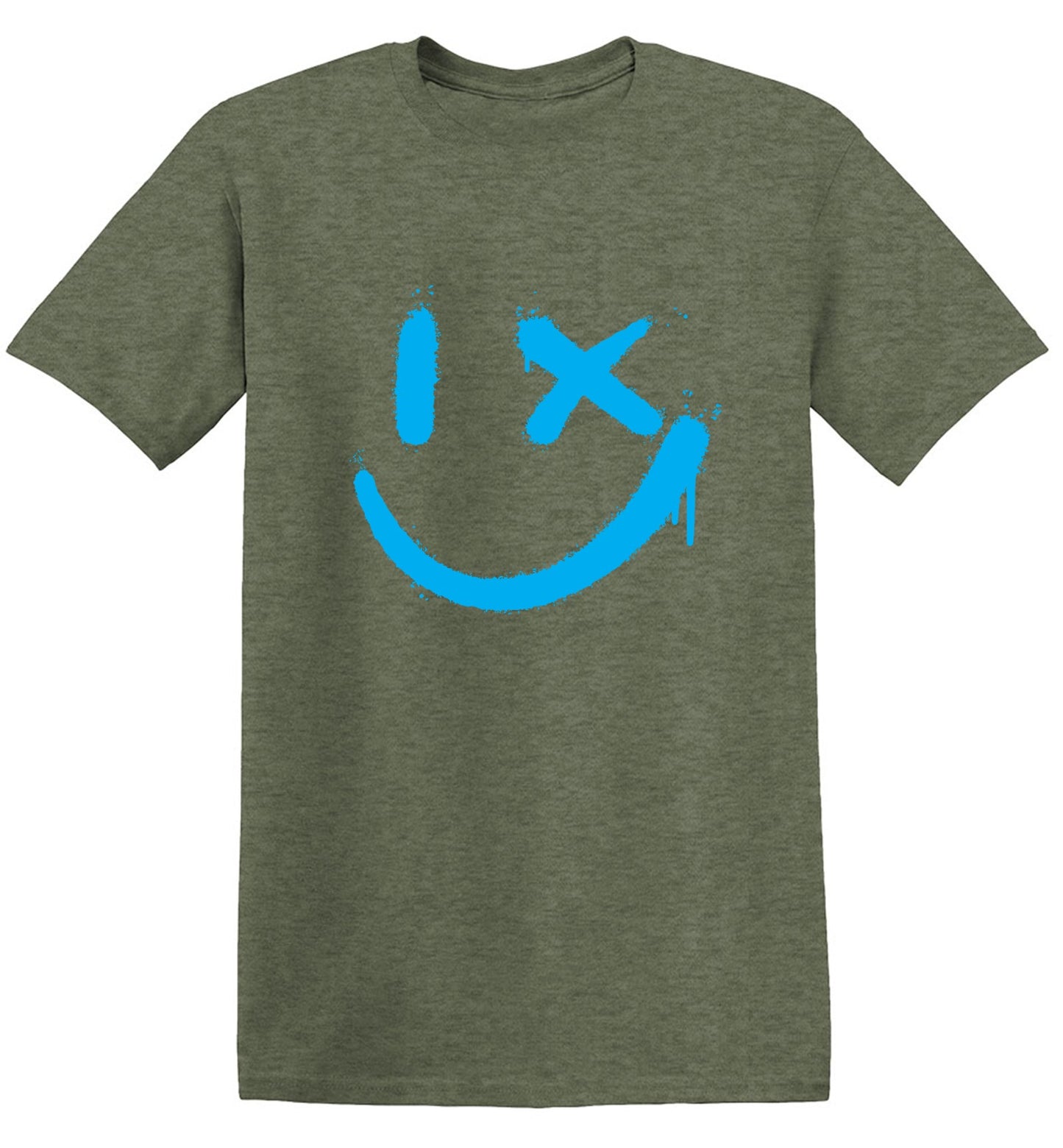 Funny T-Shirts design "Wink Smile Emoji Graphic Tee"