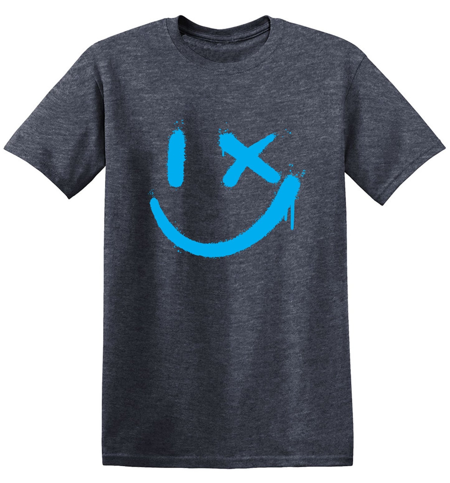 Funny T-Shirts design "Wink Smile Emoji Graphic Tee - Tall Tee"