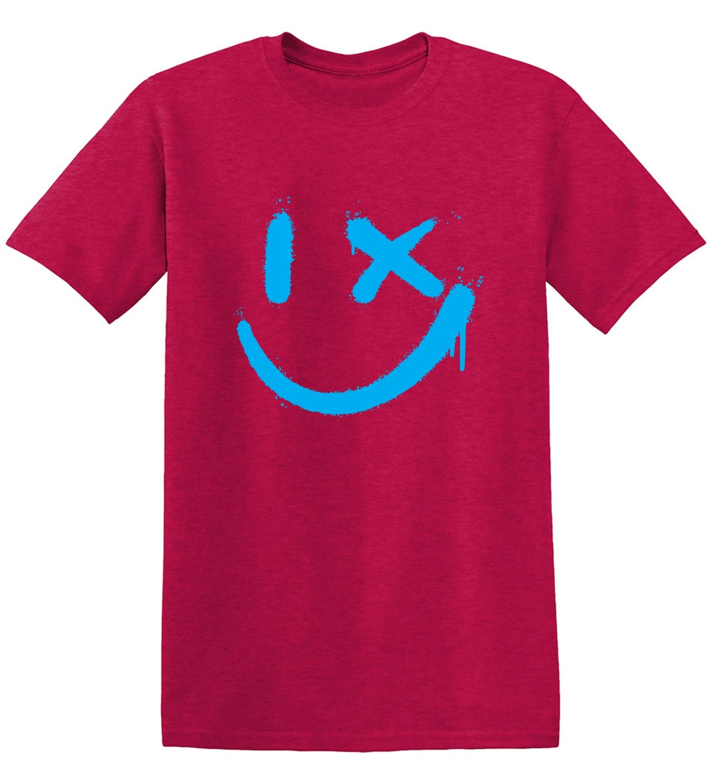Funny T-Shirts design "Wink Smile Emoji Graphic Tee"