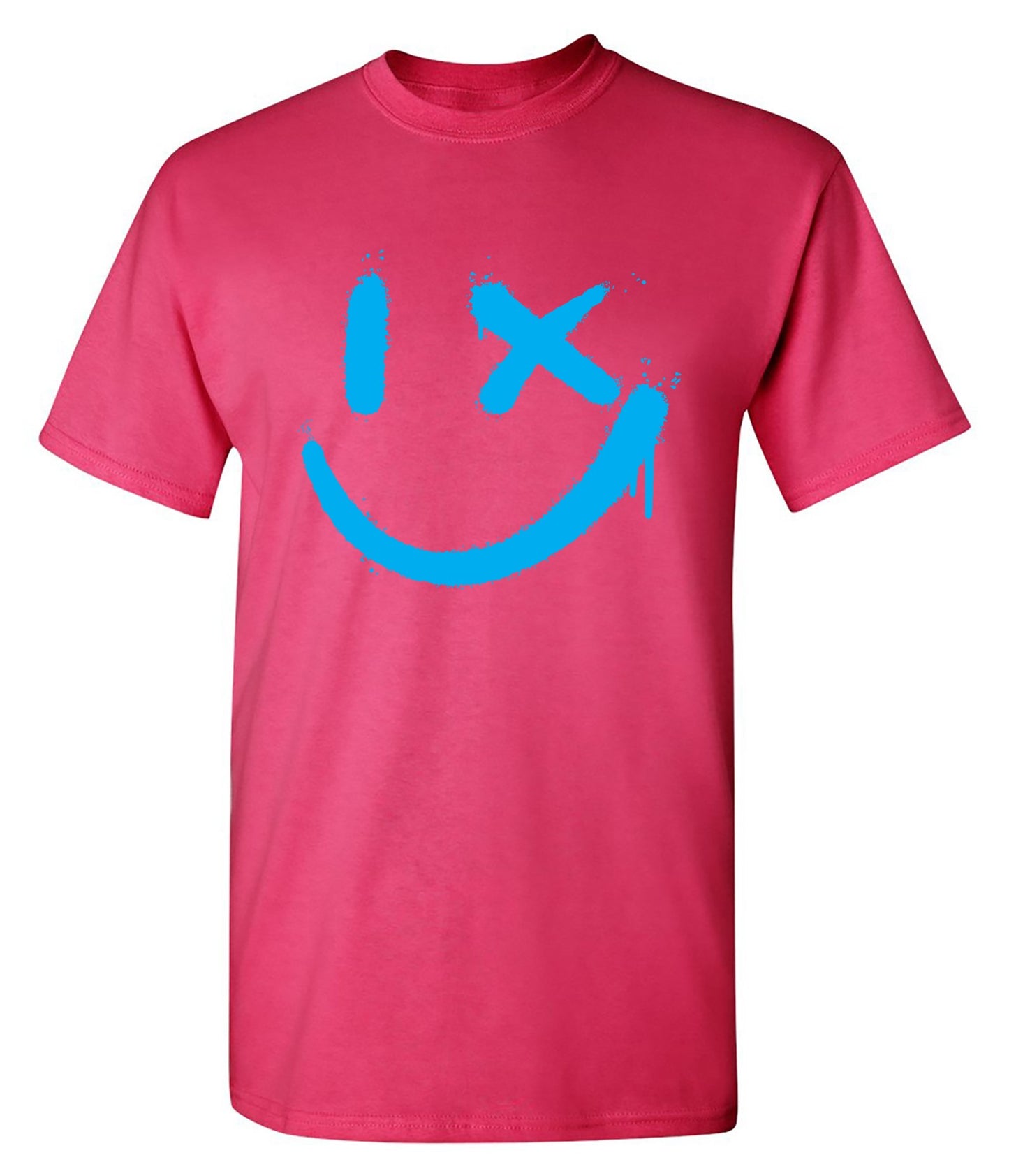 Funny T-Shirts design "Wink Smile Emoji Graphic Tee"