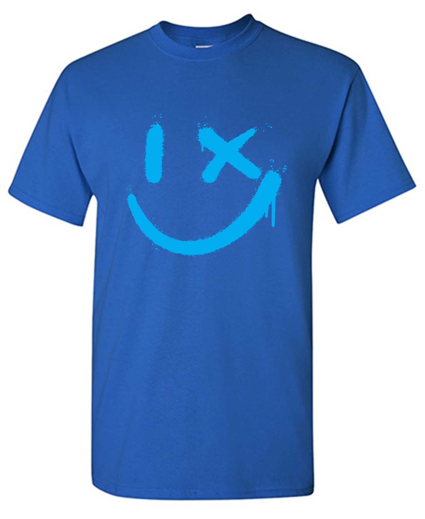 Funny T-Shirts design "Wink Smile Emoji Graphic Tee - Tall Tee"