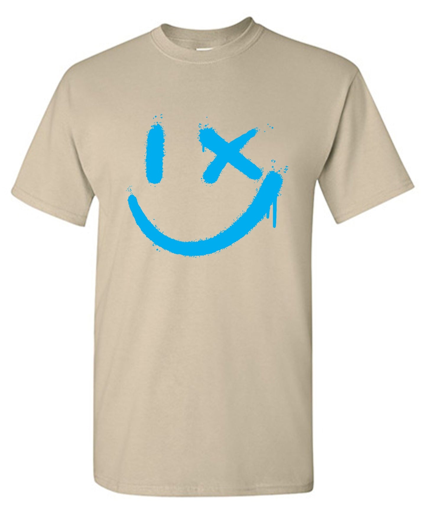 Funny T-Shirts design "Wink Smile Emoji Graphic Tee - Tall Tee"
