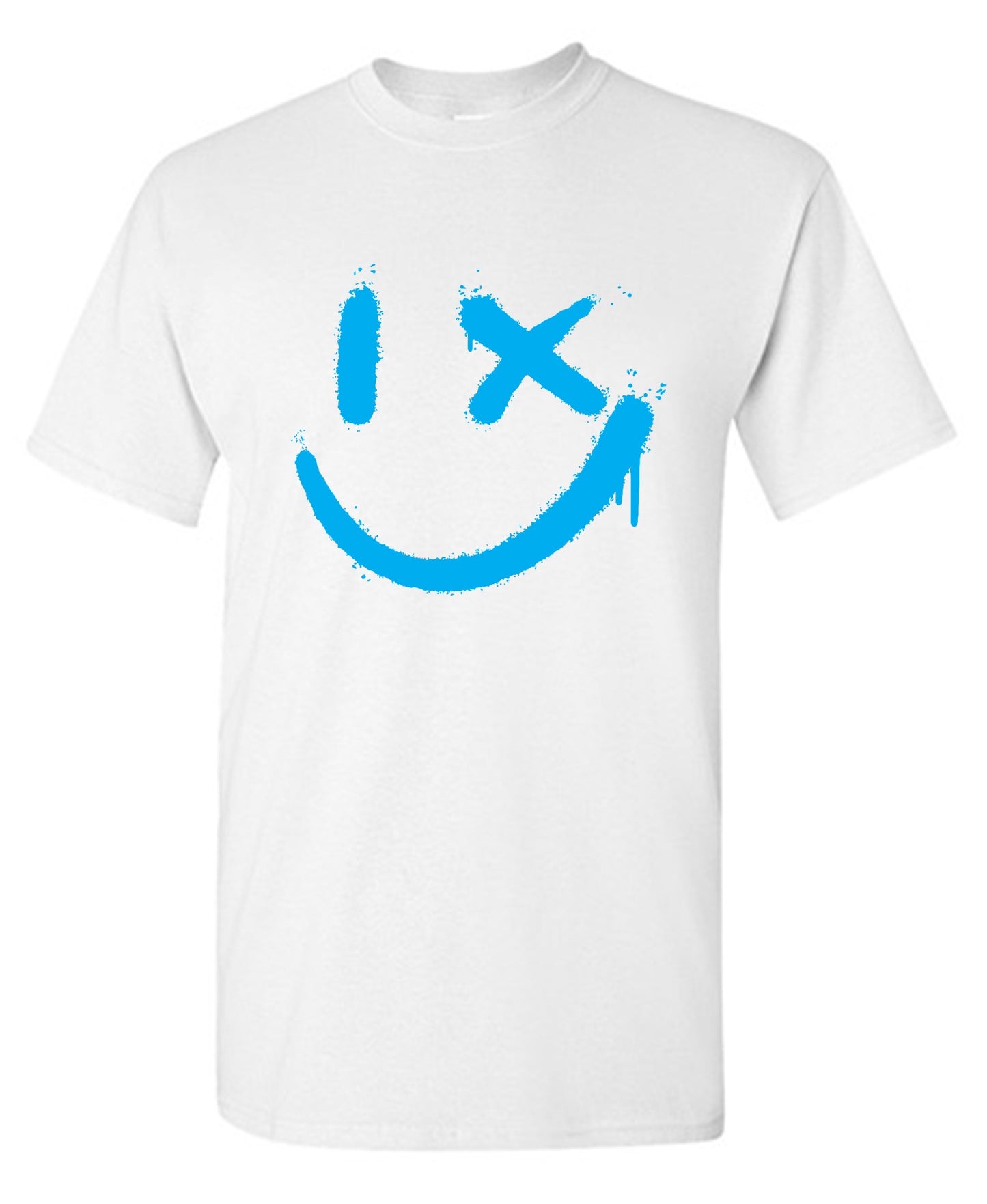 Funny T-Shirts design "Wink Smile Emoji Graphic Tee"