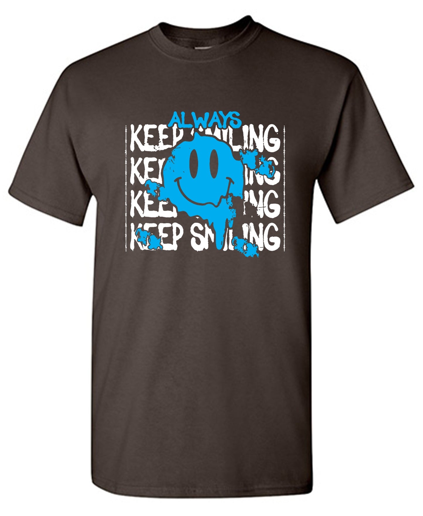 Funny T-Shirts design "Always Keep Smiling Graphic Tee"
