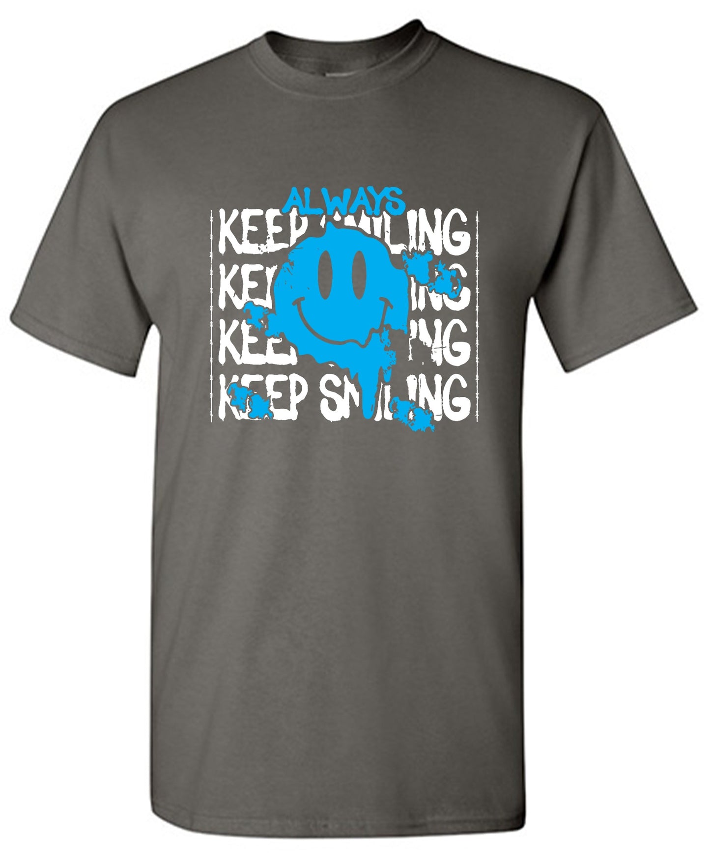 Funny T-Shirts design "Always Keep Smiling Graphic Tee"