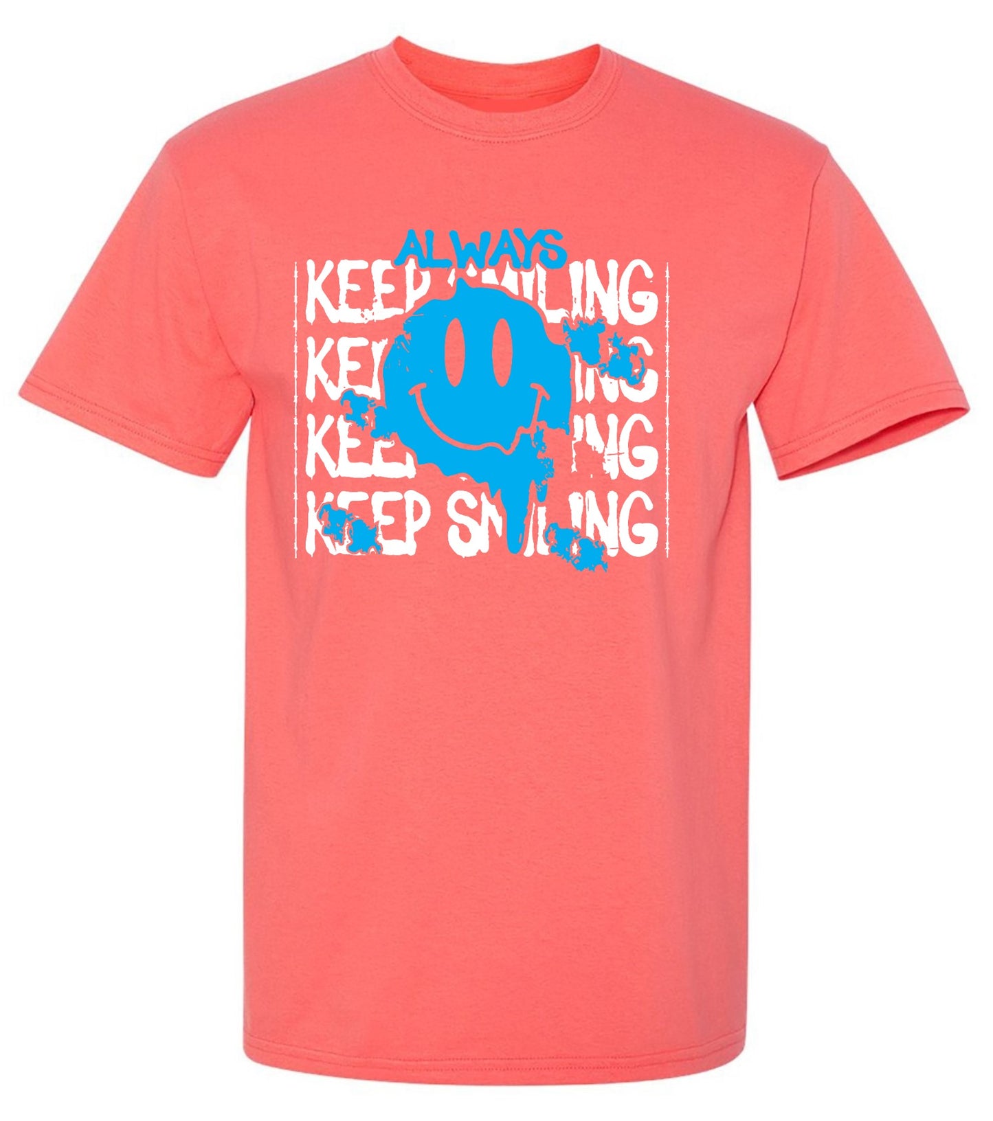 Funny T-Shirts design "Always Keep Smiling Graphic Tee"