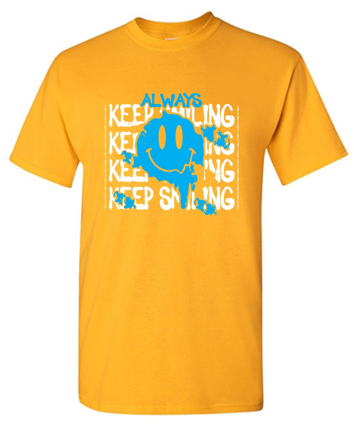 Funny T-Shirts design "Always Keep Smiling Graphic Tee"