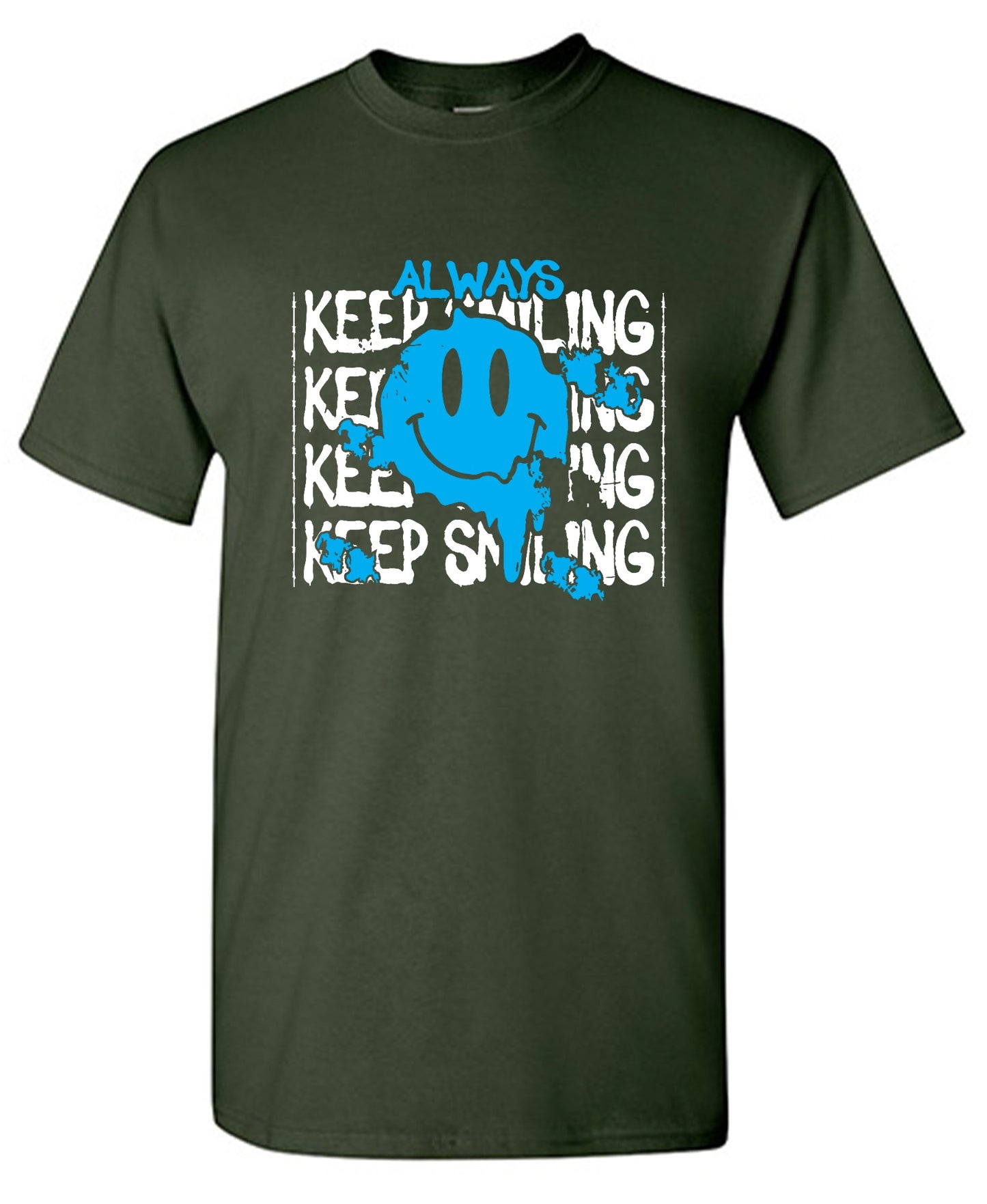 Funny T-Shirts design "Always Keep Smiling Graphic Tee"
