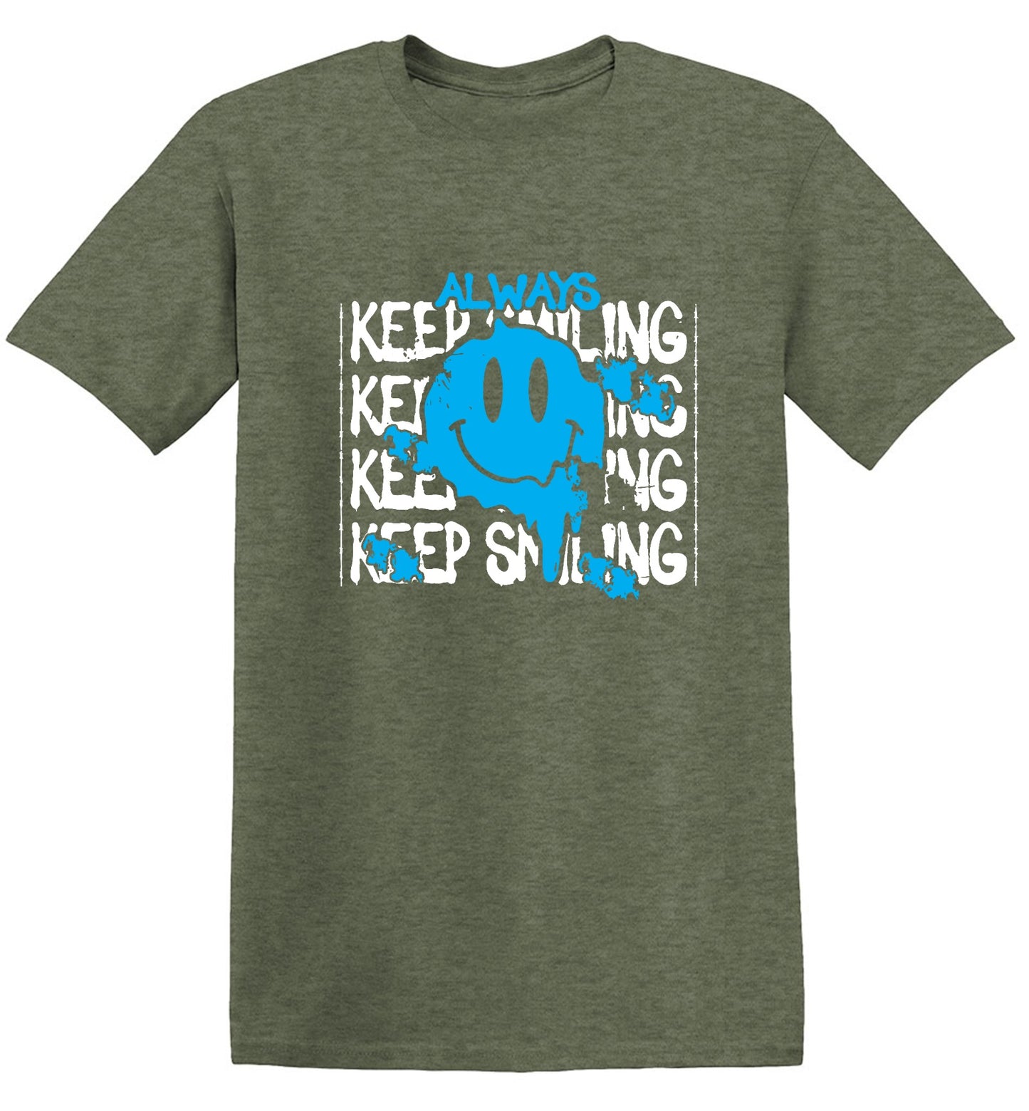 Funny T-Shirts design "Always Keep Smiling Graphic Tee"
