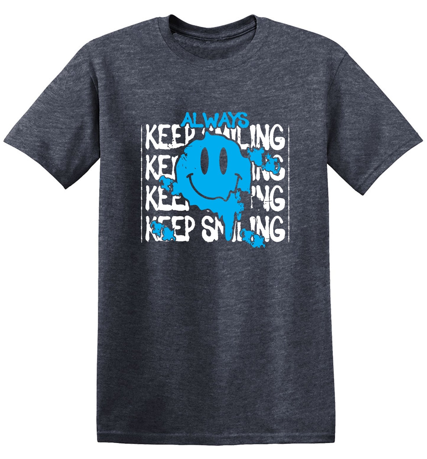 Funny T-Shirts design "Always Keep Smiling Graphic Tee"