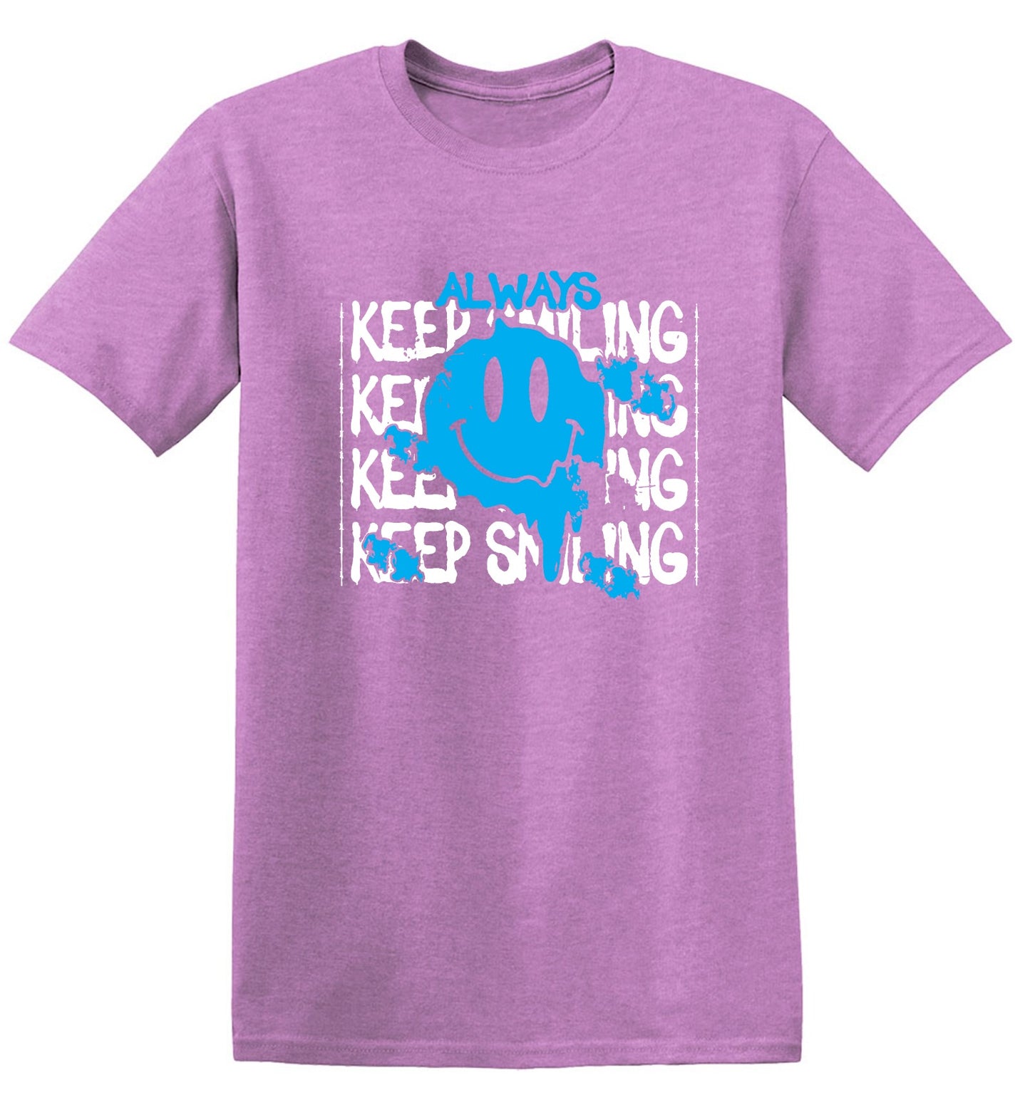 Funny T-Shirts design "Always Keep Smiling Graphic Tee"