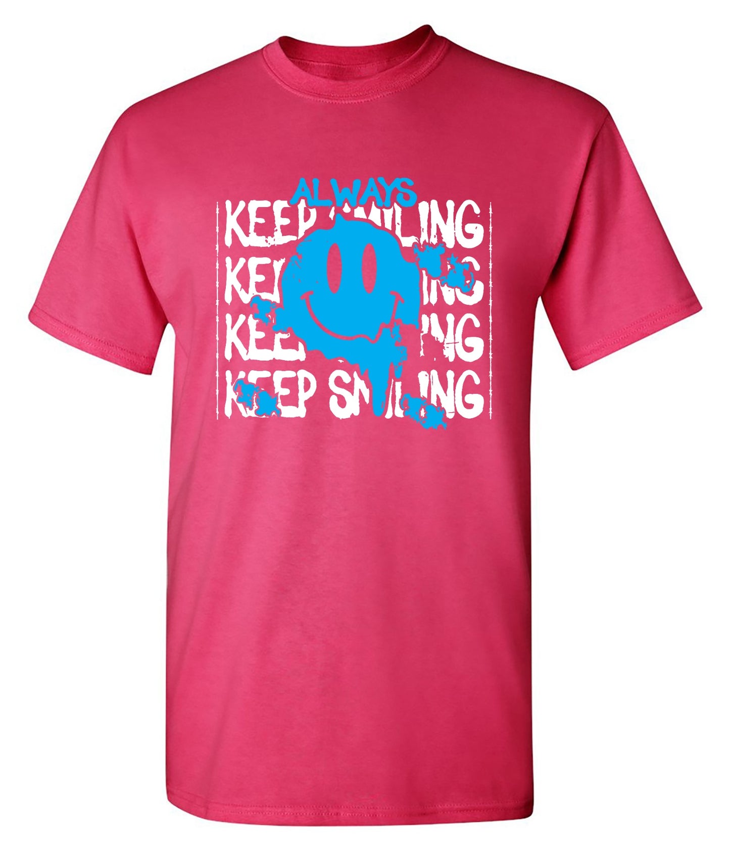 Funny T-Shirts design "Always Keep Smiling Graphic Tee"