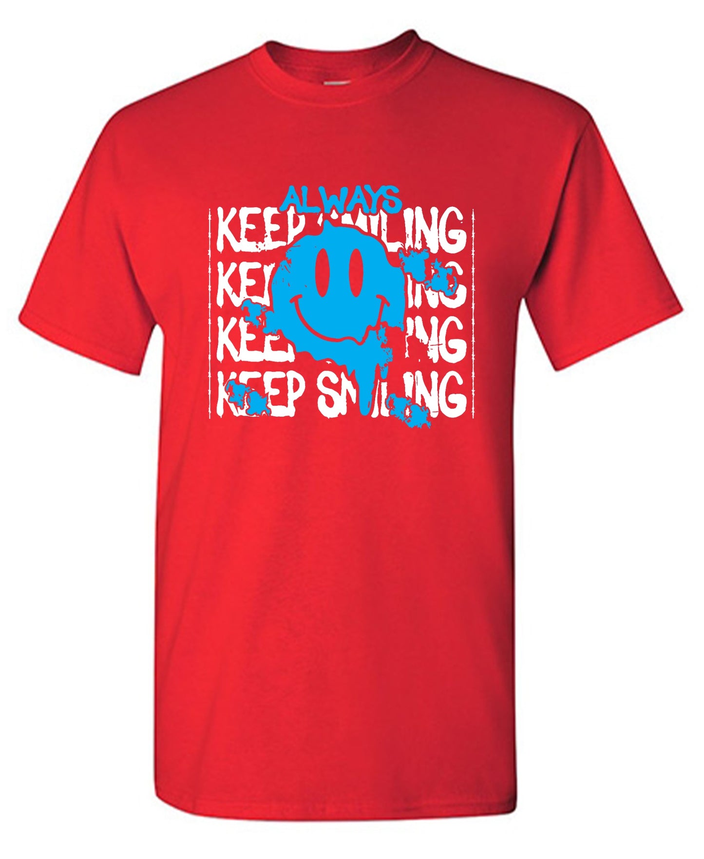 Funny T-Shirts design "Always Keep Smiling Graphic Tee"