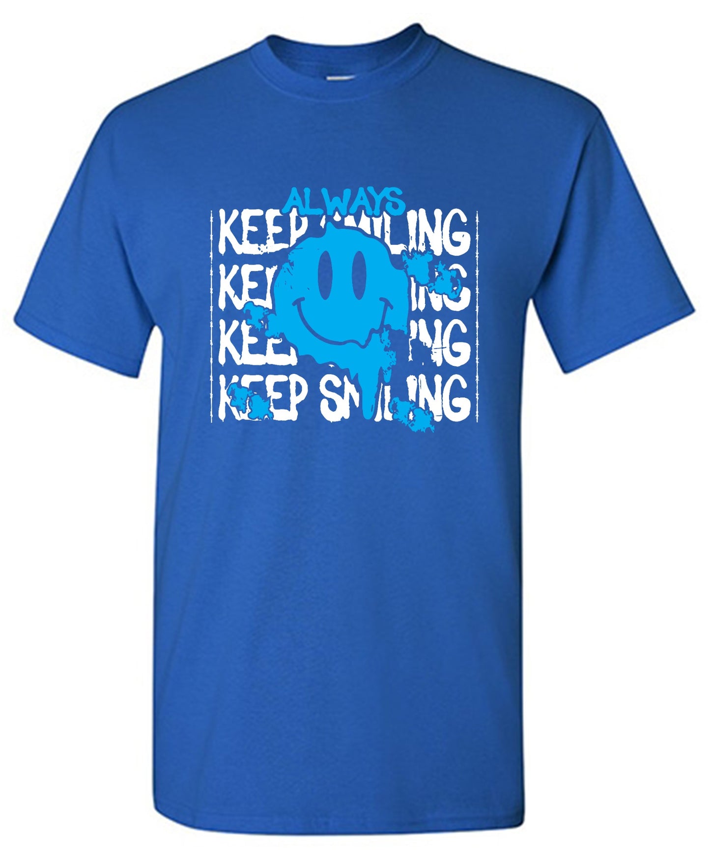 Funny T-Shirts design "Always Keep Smiling Graphic Tee"