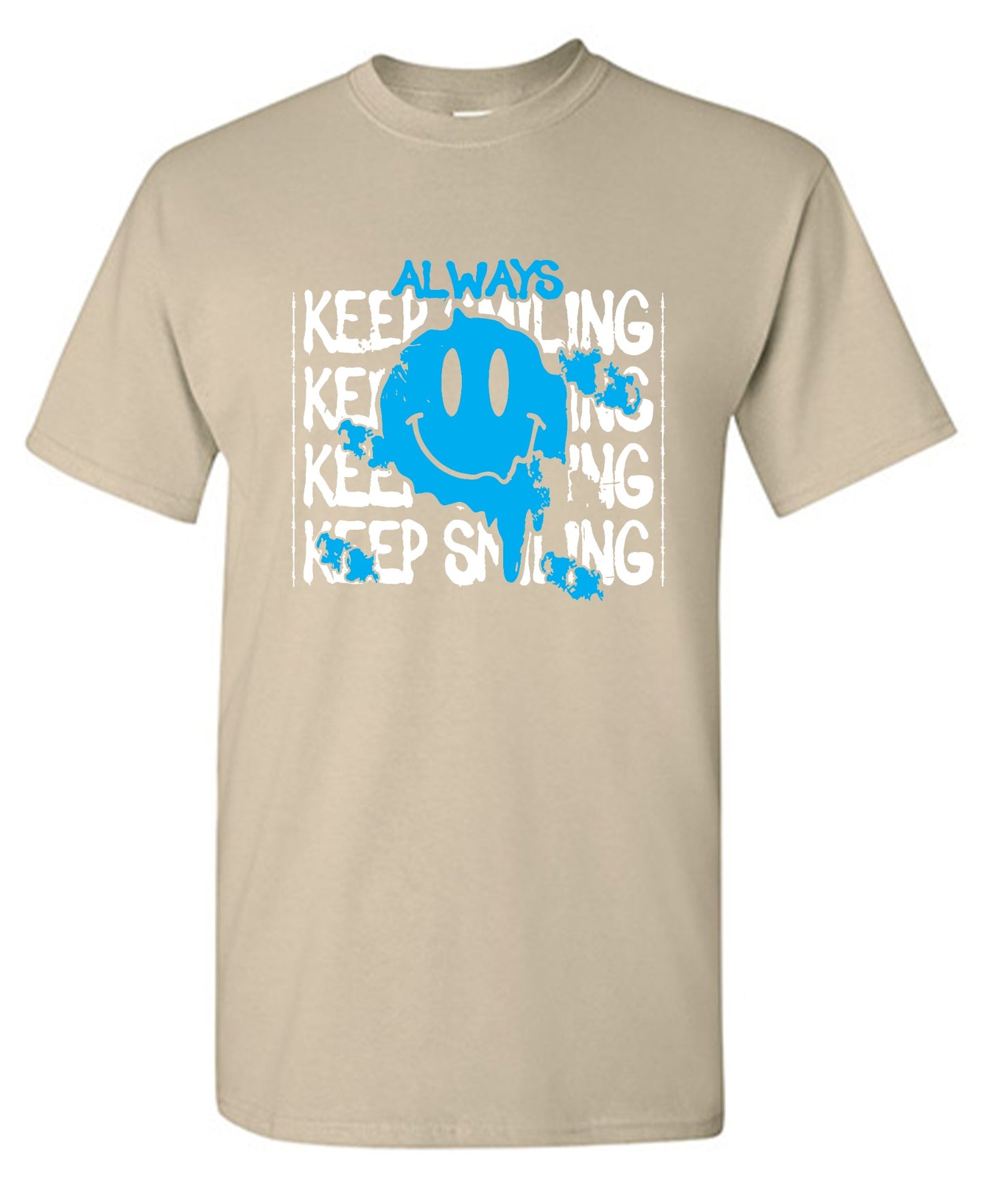 Funny T-Shirts design "Always Keep Smiling Graphic Tee"