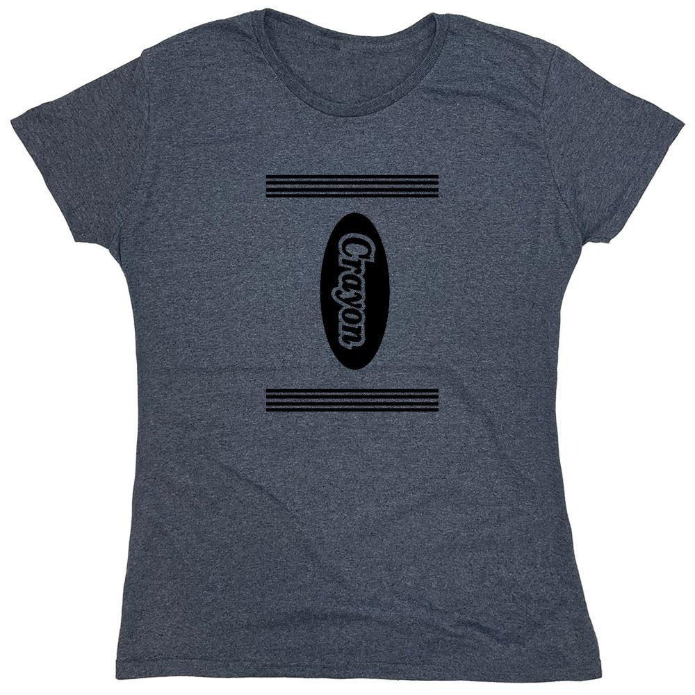 Funny T-Shirts design "'Crayon' Tee, Crayon Lovers Tee - Womens"