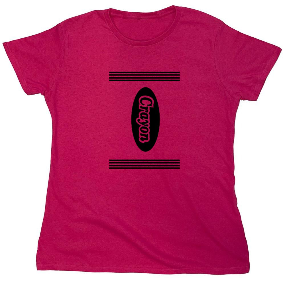 Funny T-Shirts design "'Crayon' Tee, Crayon Lovers Tee - Womens"