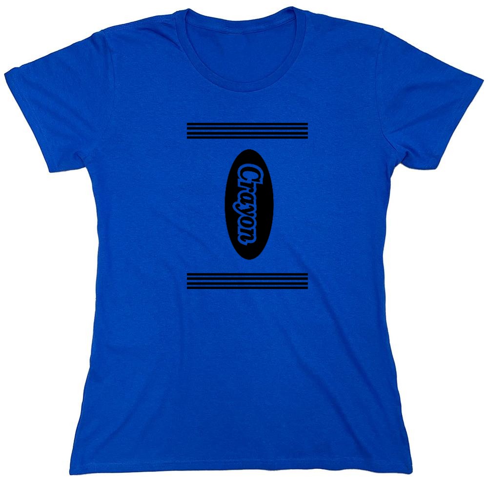Funny T-Shirts design "'Crayon' Tee, Crayon Lovers Tee - Womens"