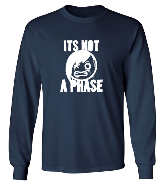 Funny T-Shirts design "Smile Emo, Its Not a Phase Tee - Long Sleeve"