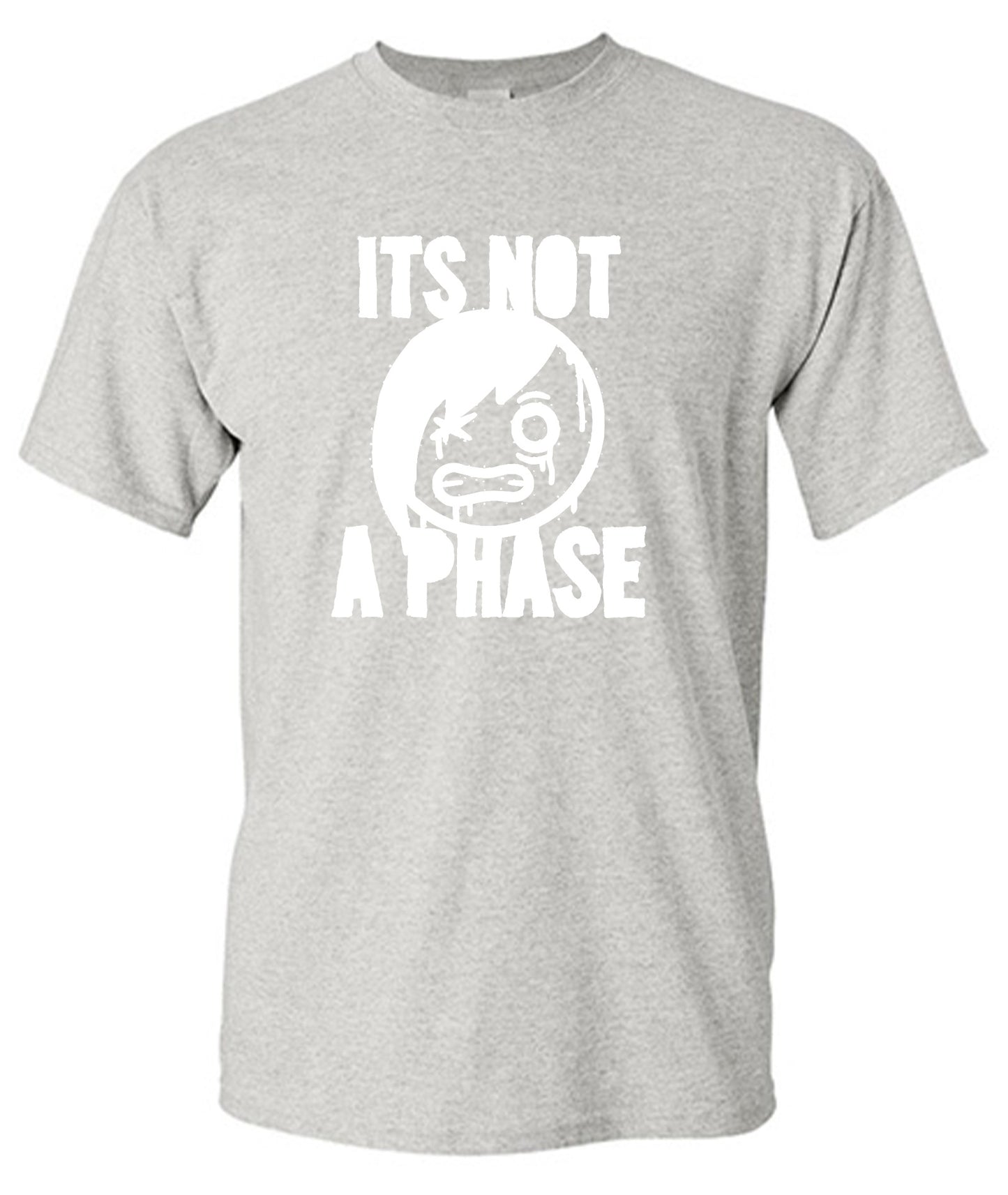 Funny T-Shirts design "Smile Emo, Its Not a Phase Tee"
