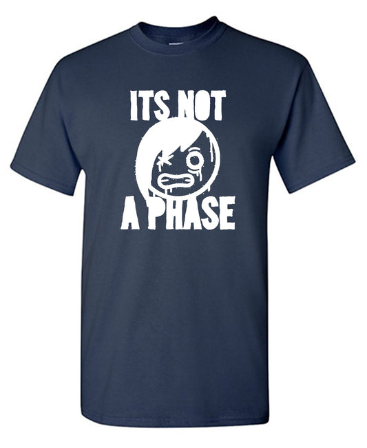 Funny T-Shirts design "Smile Emo, Its Not a Phase Tee - Ring Spun Tee"
