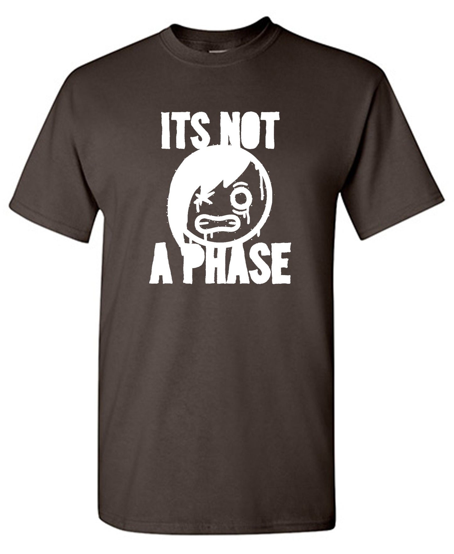 Funny T-Shirts design "Smile Emo, Its Not a Phase Tee"