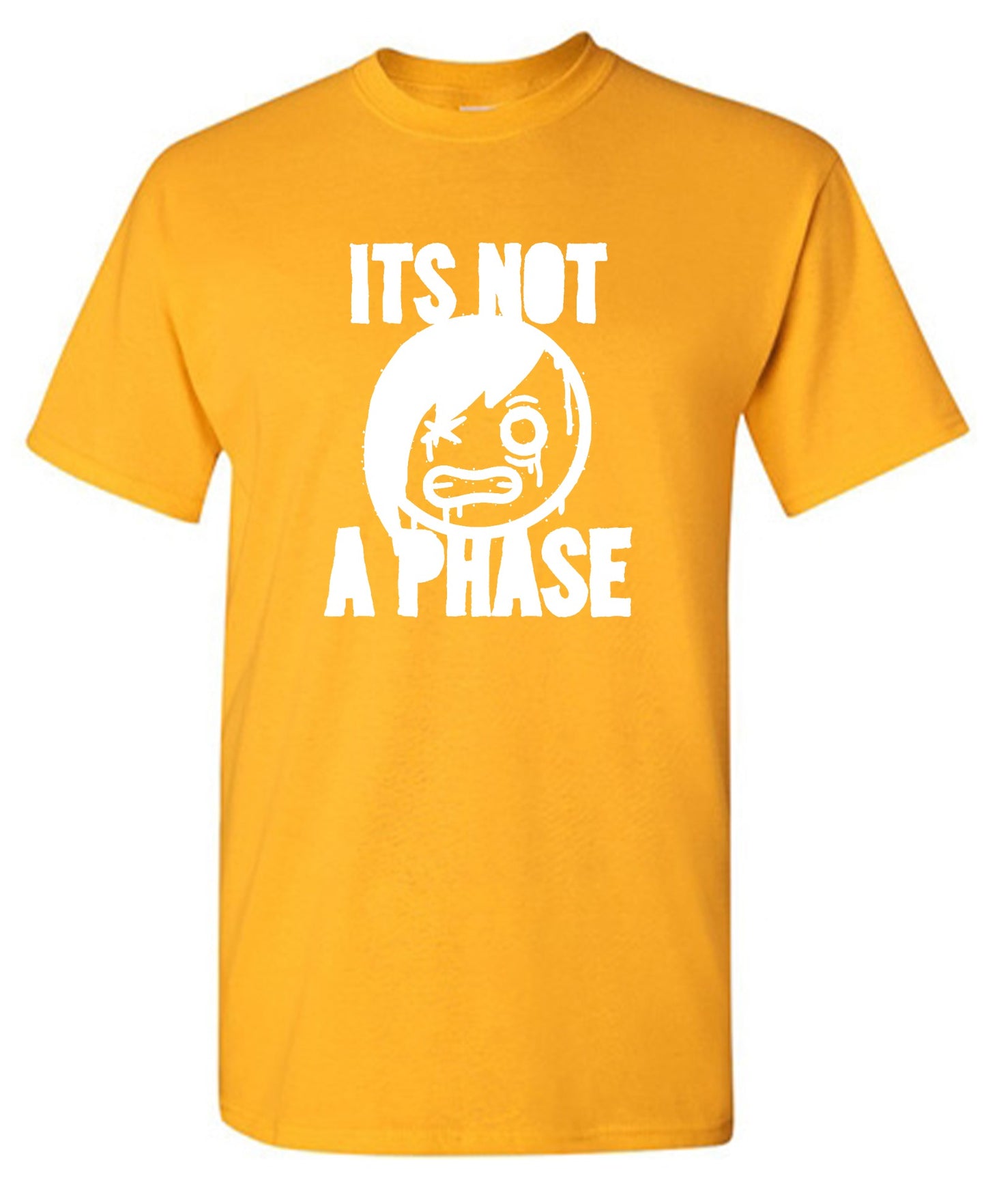 Funny T-Shirts design "Smile Emo, Its Not a Phase Tee"