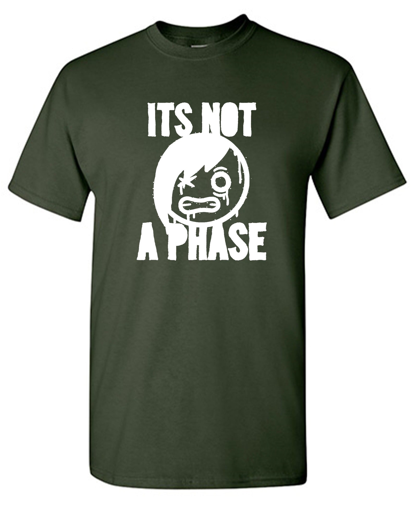 Funny T-Shirts design "Smile Emo, Its Not a Phase Tee"