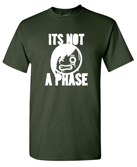Funny T-Shirts design "Smile Emo, Its Not a Phase Tee"