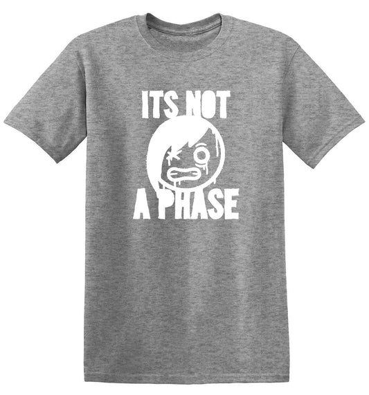 Funny T-Shirts design "Smile Emo, Its Not a Phase Tee"