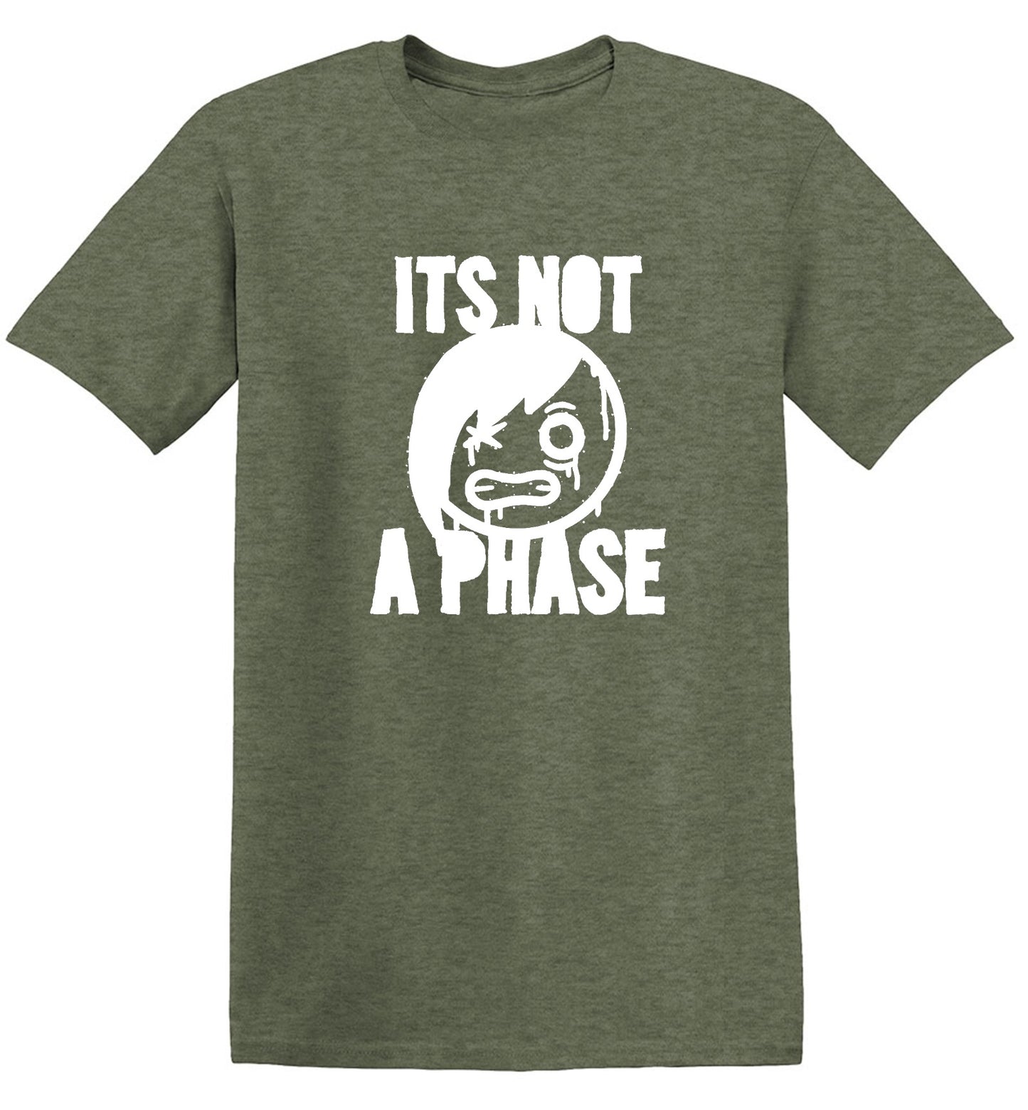 Funny T-Shirts design "Smile Emo, Its Not a Phase Tee"