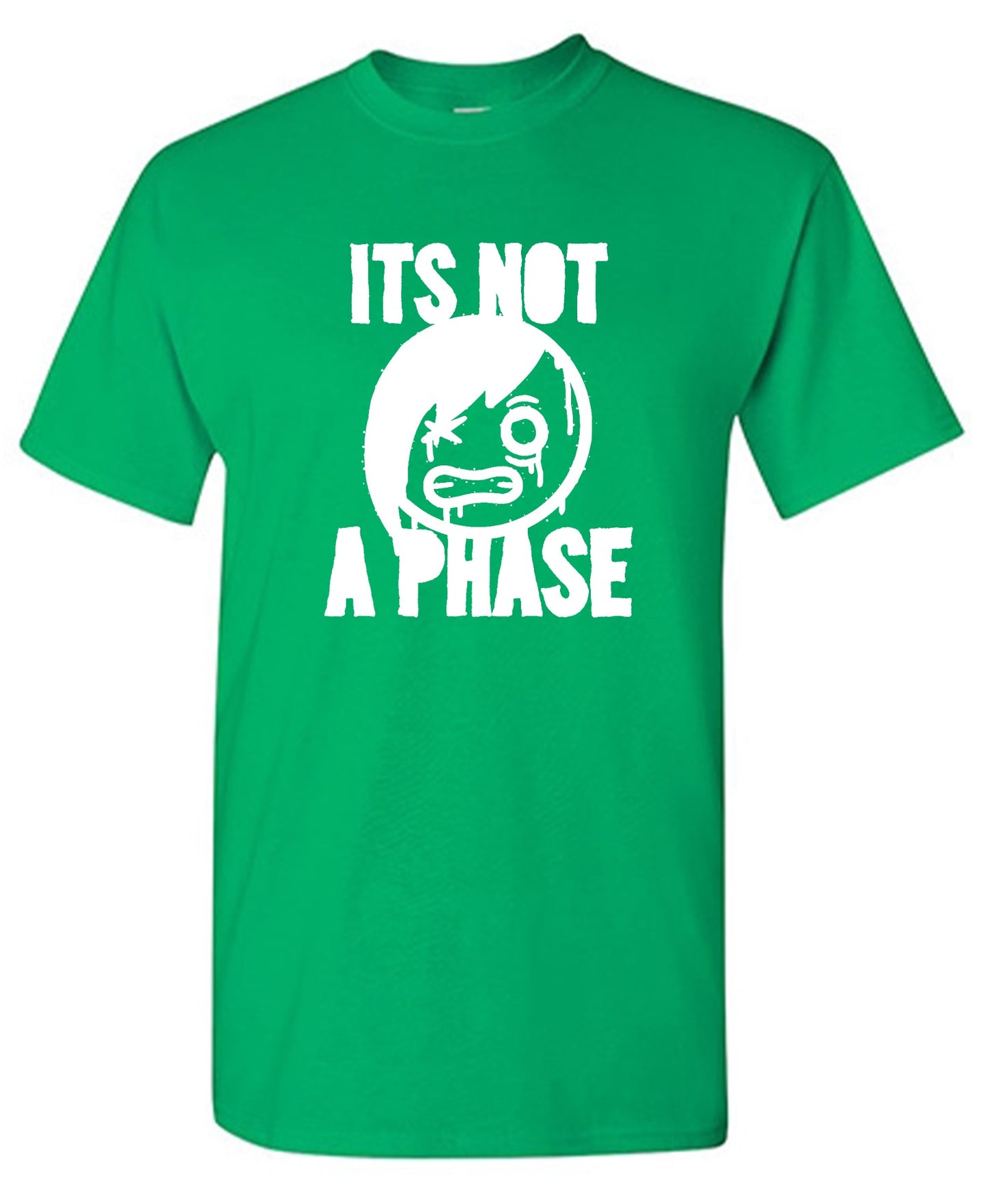 Funny T-Shirts design "Smile Emo, Its Not a Phase Tee"