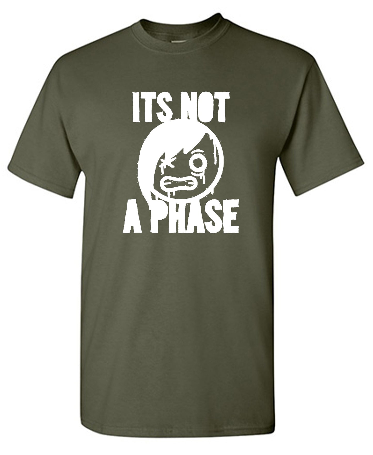 Funny T-Shirts design "Smile Emo, Its Not a Phase Tee"