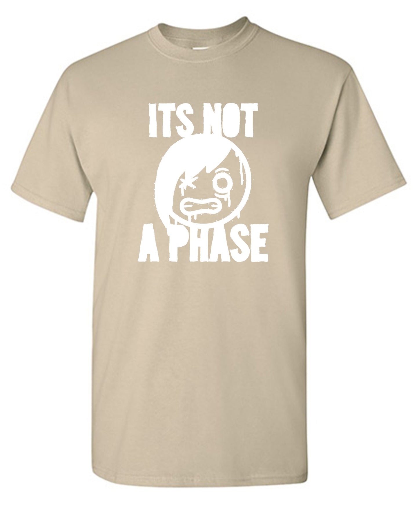 Funny T-Shirts design "Smile Emo, Its Not a Phase Tee"