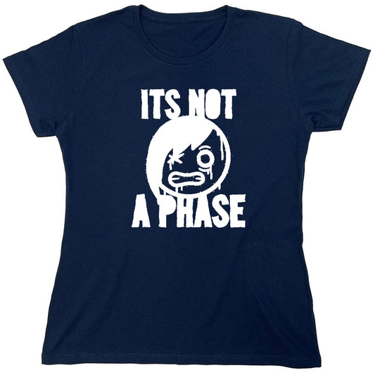 Funny T-Shirts design "Smile Emo, Its Not a Phase Tee - Womens"
