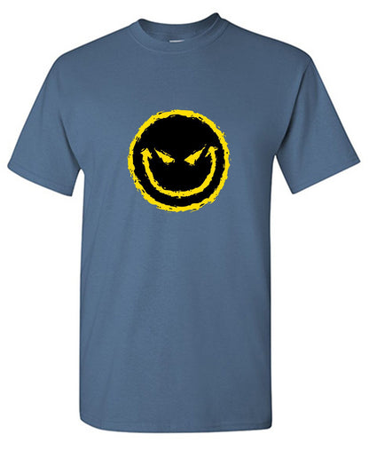 Funny T-Shirts design "Evil Smile Face"