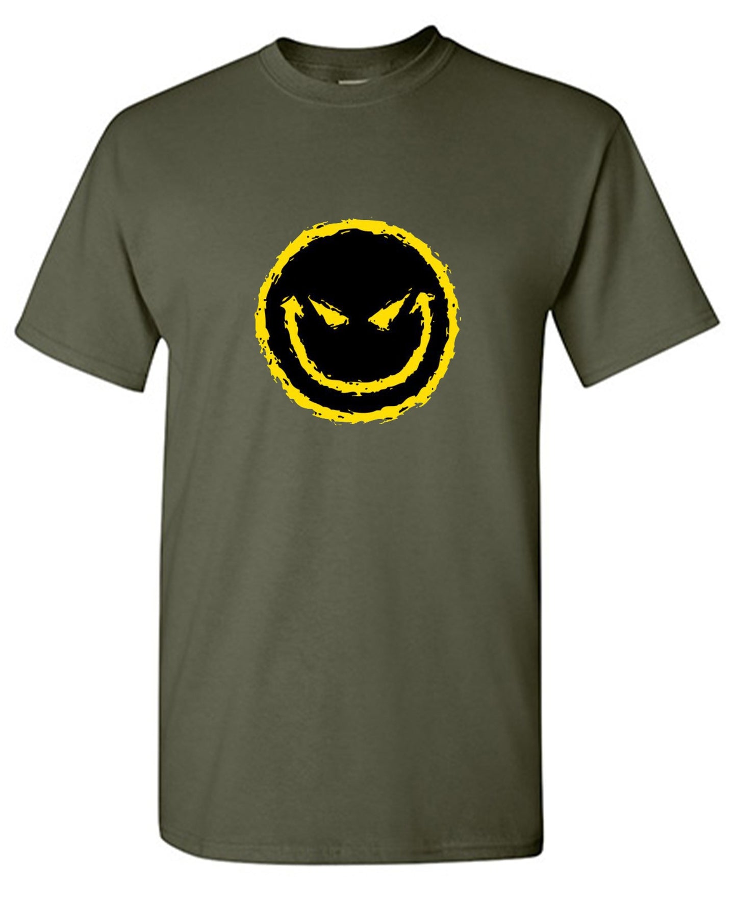 Funny T-Shirts design "Evil Smile Face"