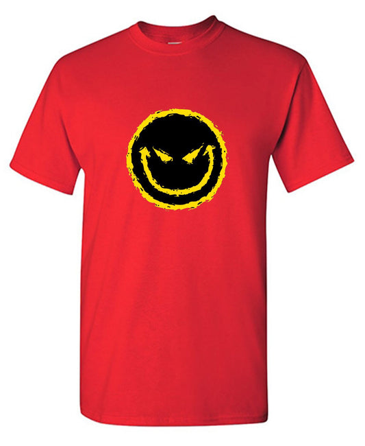 Funny T-Shirts design "Evil Smile Face"