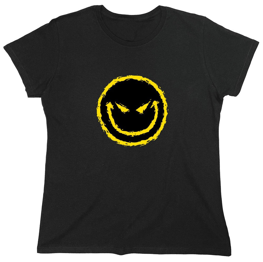 Funny T-Shirts design "Evil Smile Face - Womens"