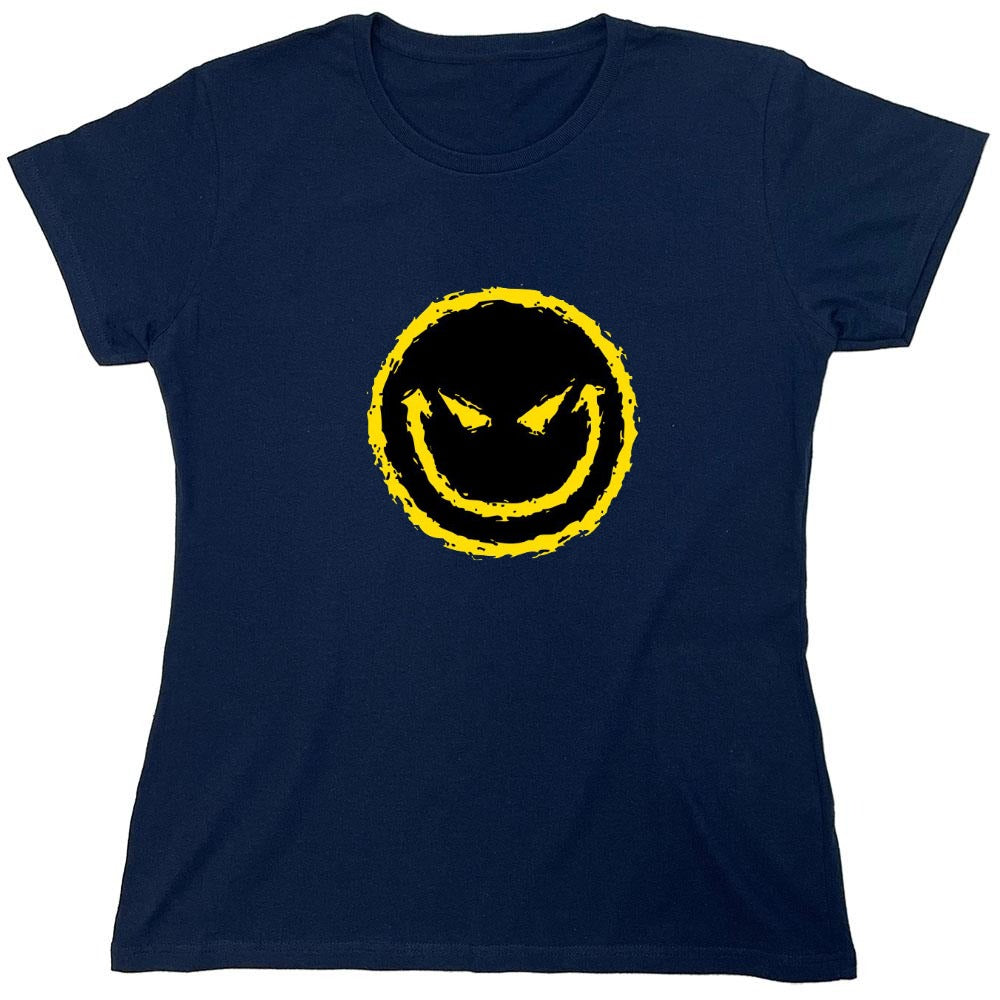 Funny T-Shirts design "Evil Smile Face - Womens"