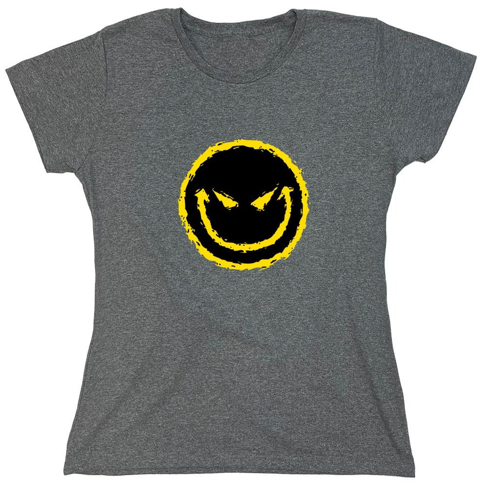 Funny T-Shirts design "Evil Smile Face - Womens"