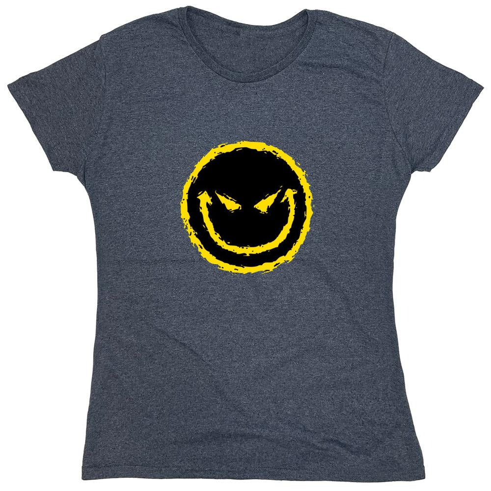 Funny T-Shirts design "Evil Smile Face - Womens"