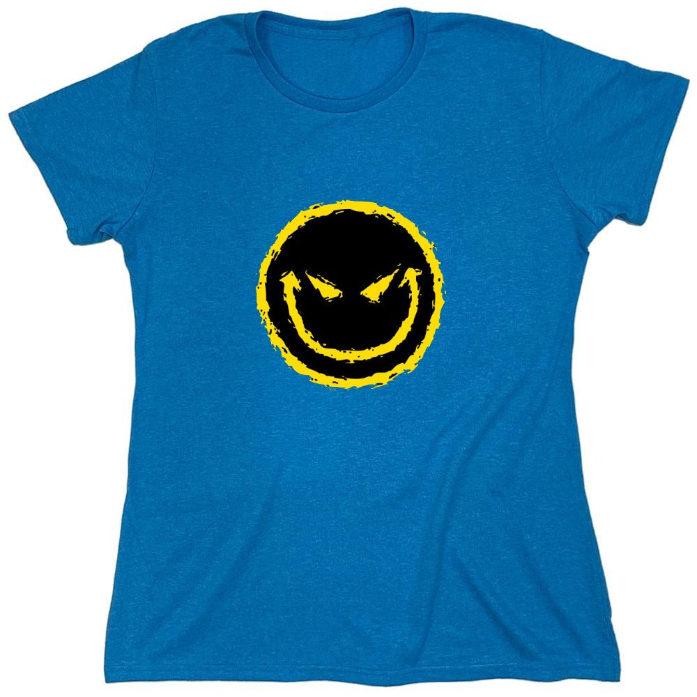 Funny T-Shirts design "Evil Smile Face - Womens"