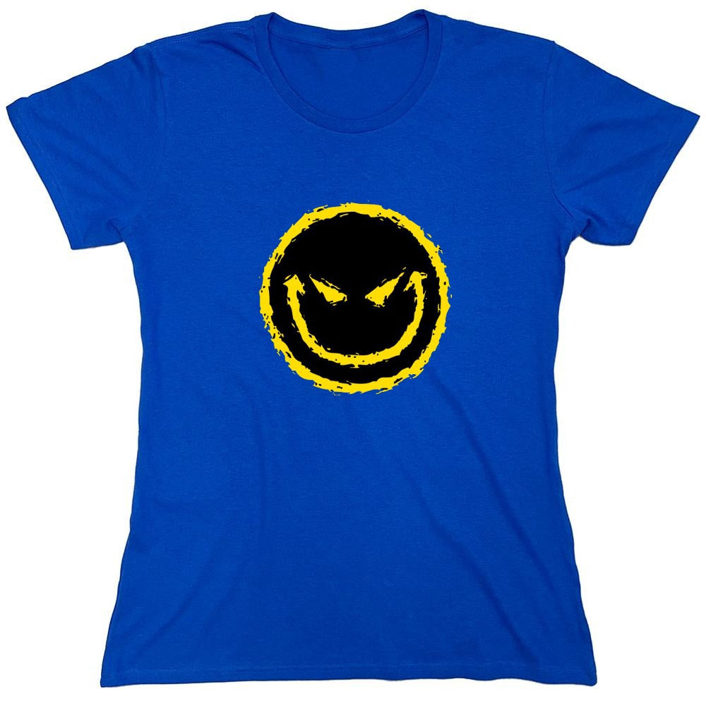Funny T-Shirts design "Evil Smile Face - Womens"