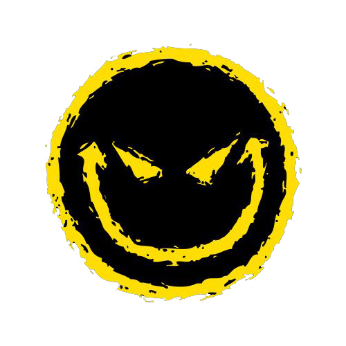 Funny T-Shirts design "Evil Smile Face"