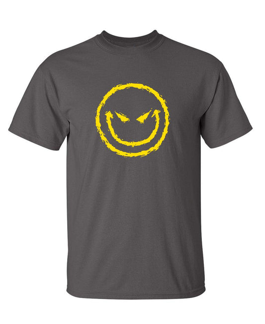 Funny T-Shirts design "Evil Smile Face"