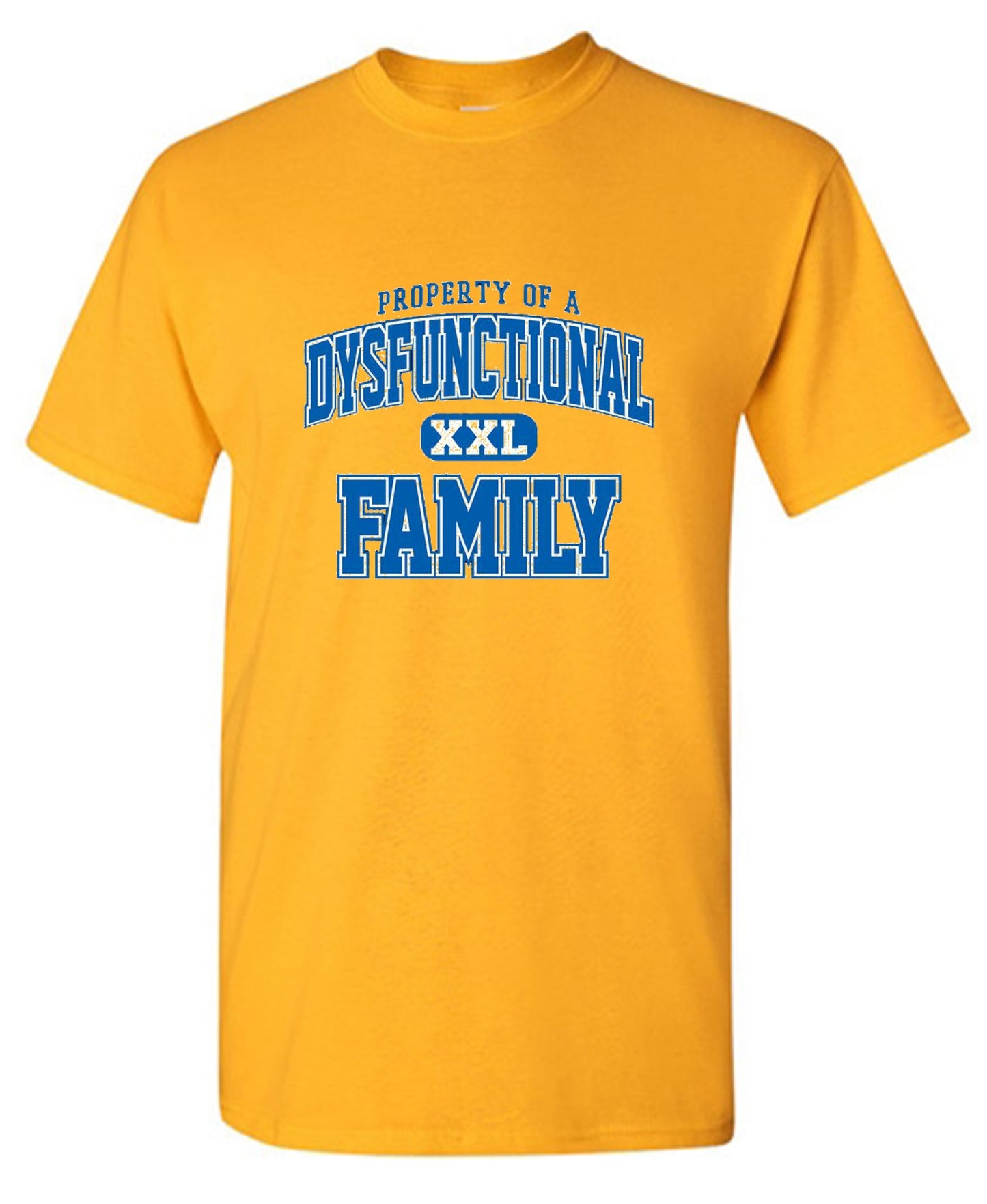 Funny T-Shirts design "Property Of A Dysfunctional Family"