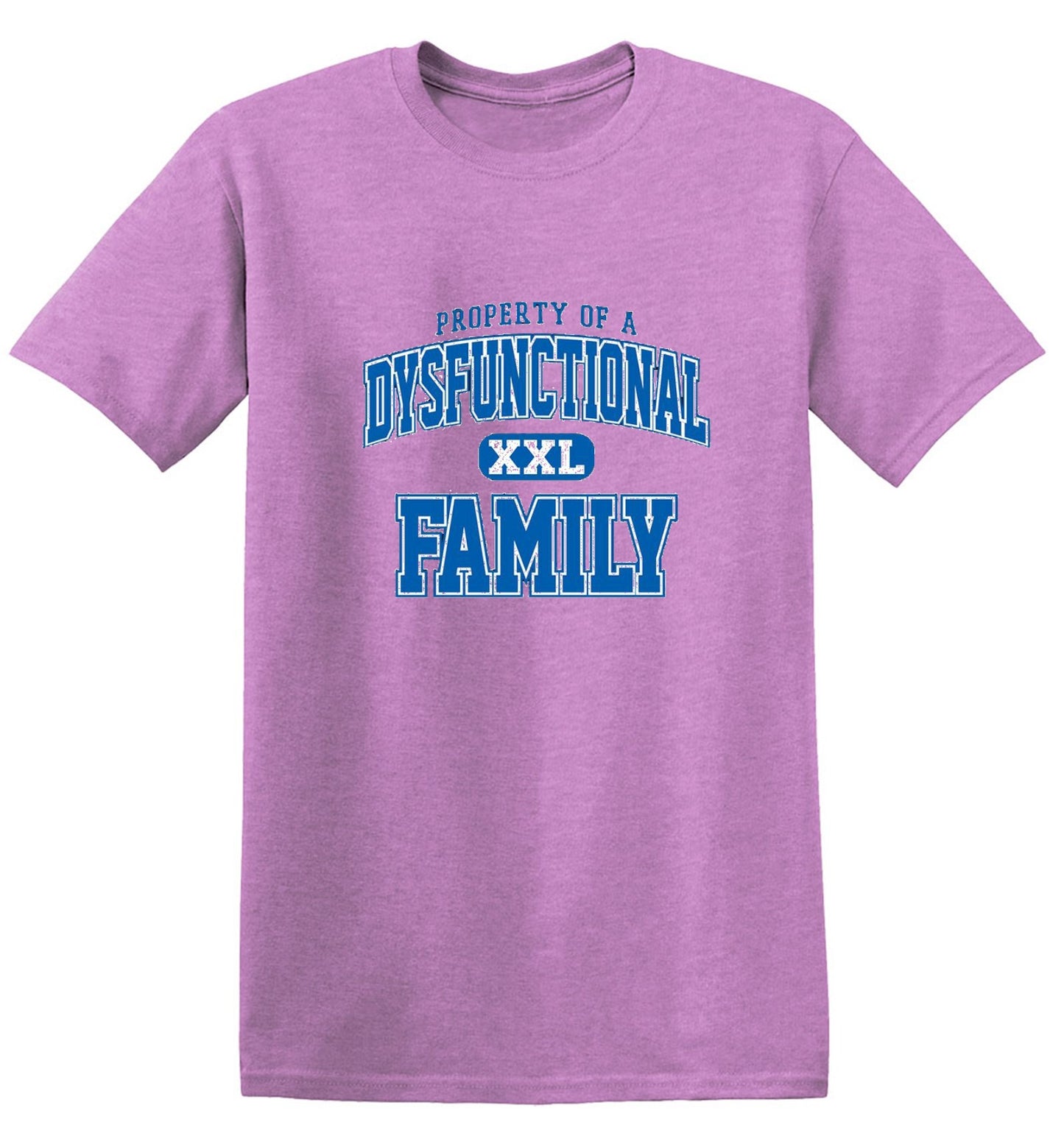 Funny T-Shirts design "Property Of A Dysfunctional Family"