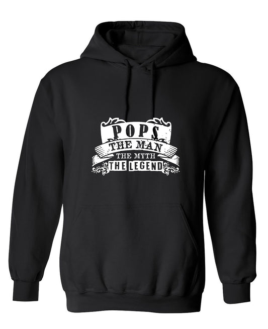 Funny T-Shirts design "Pops, The Man, The Myth - Legendary Father's Shirt - Hoodie"